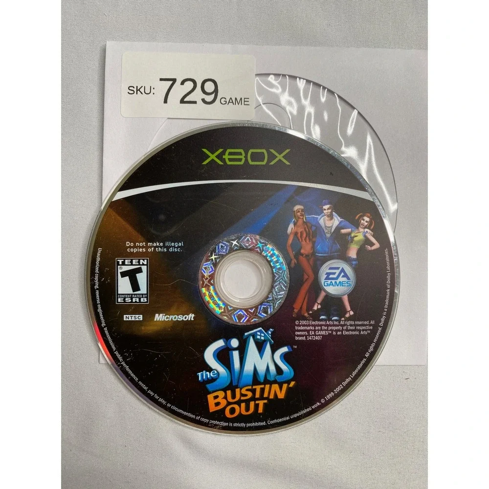 The Sims Bustin Out Microsoft Xbox